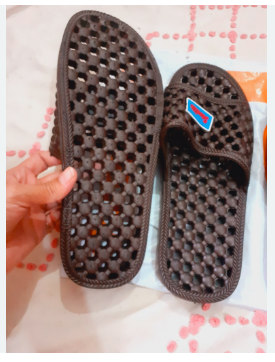 Bathroom Anti Slip Slippers, Washroom Shower Home Soft Rubber Rubber Slippers