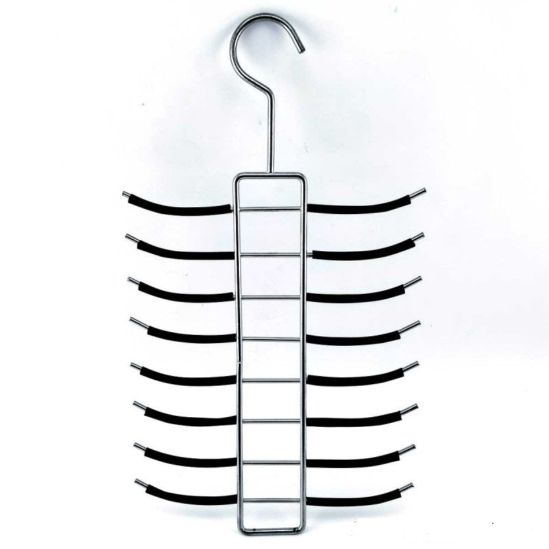 Store 24 Bar Iron Tie Hanger - Scarfs & Belt Rack Organizer - Mashkoor.pk