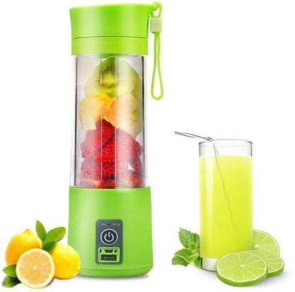 6 Blades Electric Blender Mini Portable Food Grade Water Bottle Portable Fruit Juicer Machine - Mashkoor.pk