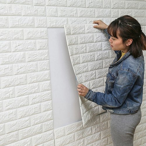 3D Foam Brick Wall Decoration Sheet