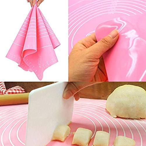 Silicone Baking Mat 50x40cm Nonstick Baking Mats  Anti-Slip Dough Heat Resistant, BPA Free