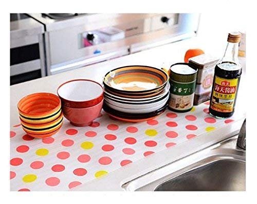 Antibacterial Waterproof Anti Slip Table/Kitchen Cupboard/Table Cushion Sheet Roll 30x300cm - Mashkoor.pk