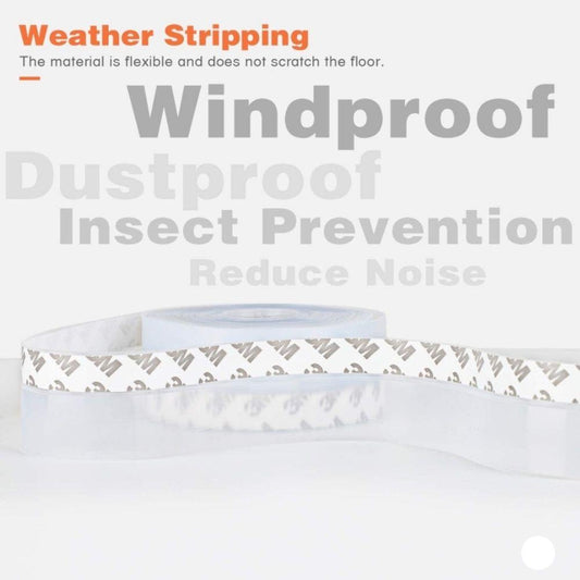 Windproof Silicone Sealing Tape For Window And Door Seam/ Reduce Noise/Waterproof/Insect Prevention - Mashkoor.pk