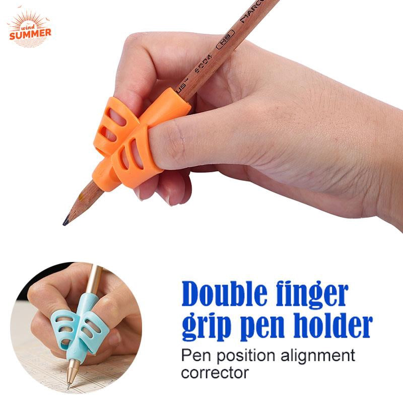 Pack of 2 - Pencil Grips for Kids Handwriting, Pencil Grips Pencil Holder for Kids, Pen Grip - Mashkoor.pk