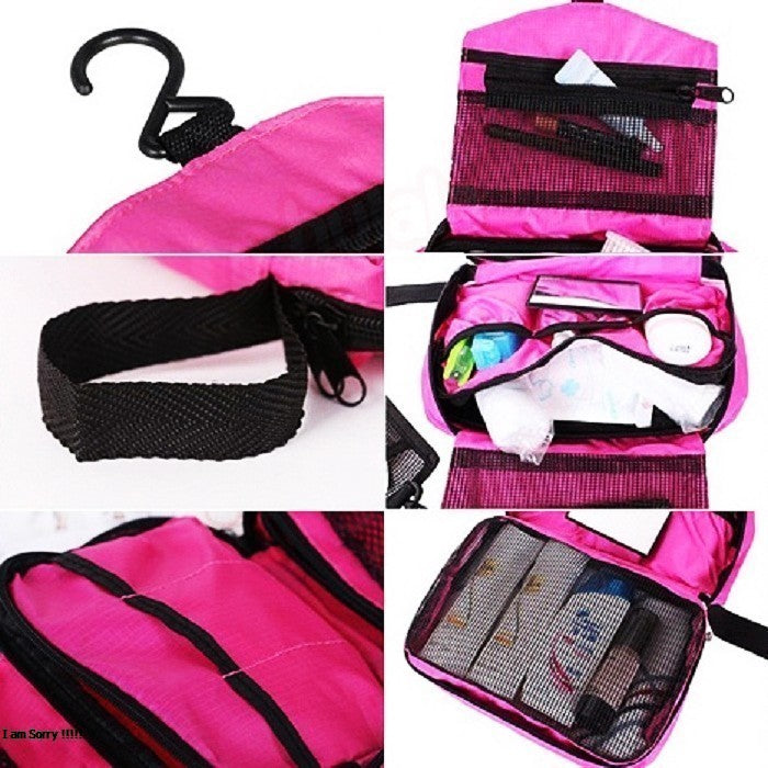 Waterproof Travel Bag Portable Women Cosmetic Organizer - Mashkoor.pk