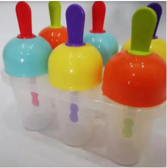 Reusable Round Shape Popsicle Molds Food Grade Ice Cream Maker - Mashkoor.pk