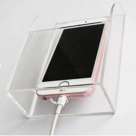 1 Slot Wall Mount Mobile Phone Charging Holder Stand AC Remote Holder - Mashkoor.pk