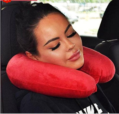 Microfiber Neck Pillow – Extremely Soft and Comfortable Neck Cushion – Head and Chin Support Travel Neck Pillow - Mashkoor.pk