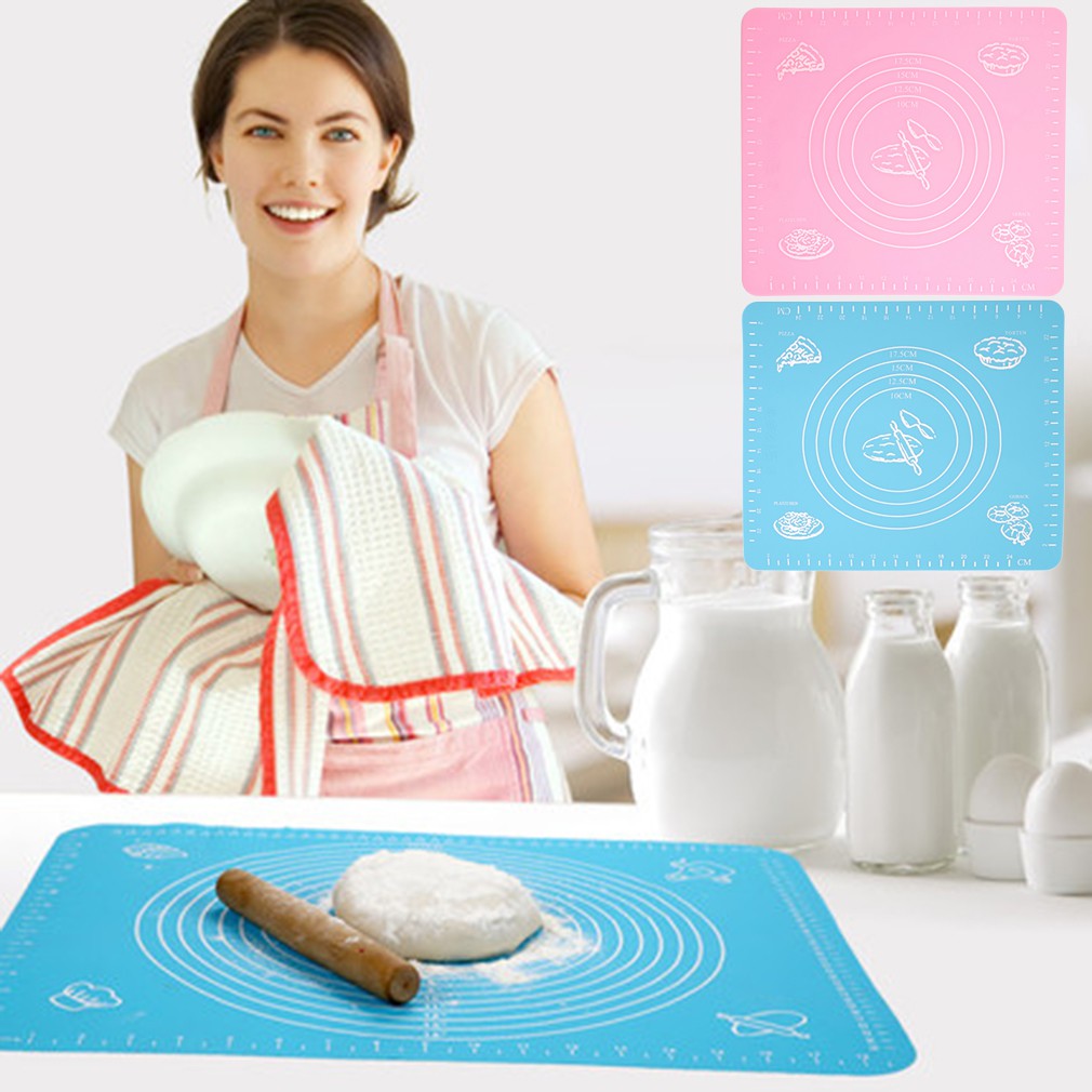 Silicone Baking Mat 50x40cm Nonstick Baking Mats  Anti-Slip Dough Heat Resistant, BPA Free