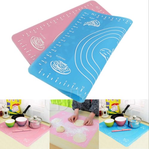 Silicone Baking Mat 50x40cm Nonstick Baking Mats  Anti-Slip Dough Heat Resistant, BPA Free